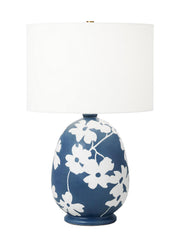 Visual Comfort Studio HT1001WLSMNB1 Lila One Light Table Lamp, Semi Matte Navy Blue Main Image.jpg