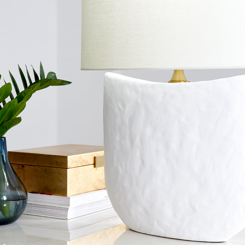Visual Comfort Studio HT1031MWC1 Cenotes One Light Table Lamp, Matte White Ceramic Alternate Image.jpg