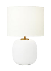 Visual Comfort Studio HT1071MWC1 Fanny One Light Table Lamp, Matte White Ceramic Main Image.jpg