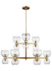 Visual Comfort Studio KSC10018BBSCG Londyn 18 Light Chandelier, Burnished Brass with Clear Glass Main Image.jpg
