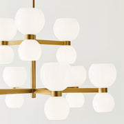 Visual Comfort Studio KSC10018BBSMG Londyn 18 Light Chandelier, Burnished Brass with Milk White Glass Alternate Image 4.jpg