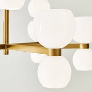Visual Comfort Studio KSC10018BBSMG Londyn 18 Light Chandelier, Burnished Brass with Milk White Glass Alternate Image 6.jpg