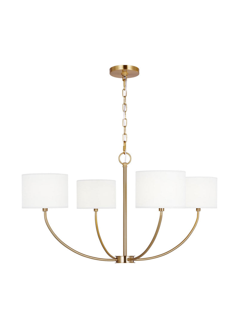Visual Comfort Studio KSC1034BBS Sawyer Four Light Chandelier, Burnished Brass Main Image.jpg