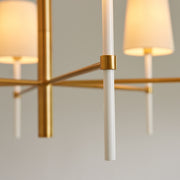 Visual Comfort Studio KSC1086BBSGW Monroe Six Light Chandelier, Burnished Brass Alternate Image 4.jpg
