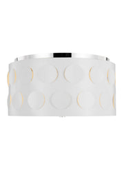 Visual Comfort Studio KSF1013PN Dottie Three Light Flush Mount, Polished Nickel Main Image.jpg