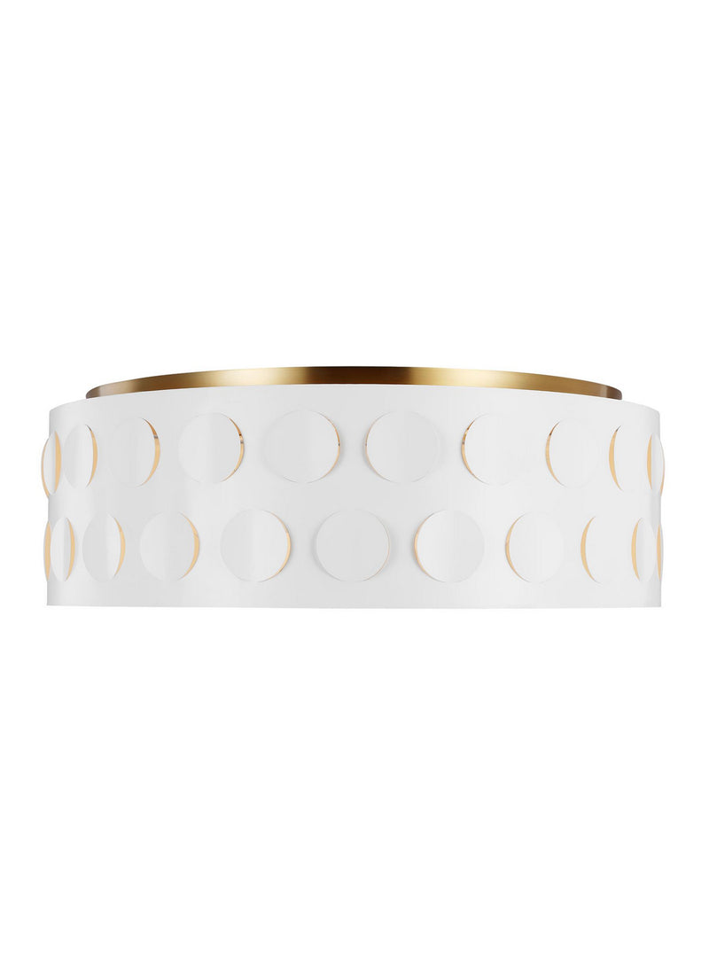Visual Comfort Studio KSF1024BBS Dottie Four Light Flush Mount, Burnished Brass Main Image.jpg