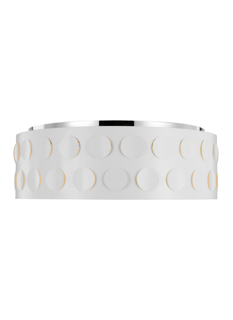 Visual Comfort Studio KSF1024PN Dottie Four Light Flush Mount, Polished Nickel Main Image.jpg