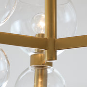 Visual Comfort Studio KSF1036BBSCG Londyn Six Light Semi Flush Mount, Burnished Brass with Clear Glass Alternate Image 3.jpg