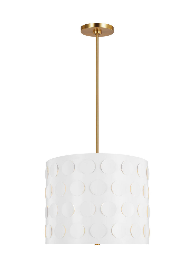 Visual Comfort Studio KSP1003BBS Dottie Three Light Pendant, Burnished Brass Main Image.jpg