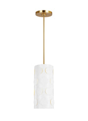 Visual Comfort Studio KSP1011BBS Dottie One Light Pendant, Burnished Brass Main Image.jpg