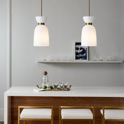 Visual Comfort Studio KSP1031BBSMG Londyn One Light Pendant, Burnished Brass with Milk White Glass Alternate Image.jpg