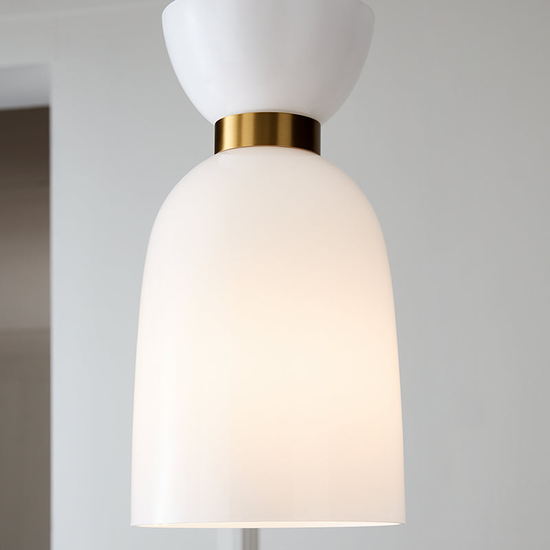 Visual Comfort Studio KSP1031BBSMG Londyn One Light Pendant, Burnished Brass with Milk White Glass Alternate Image 4.jpg