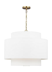Visual Comfort Studio KSP1043BBS Sawyer Three Light Pendant, Burnished Brass Main Image.jpg