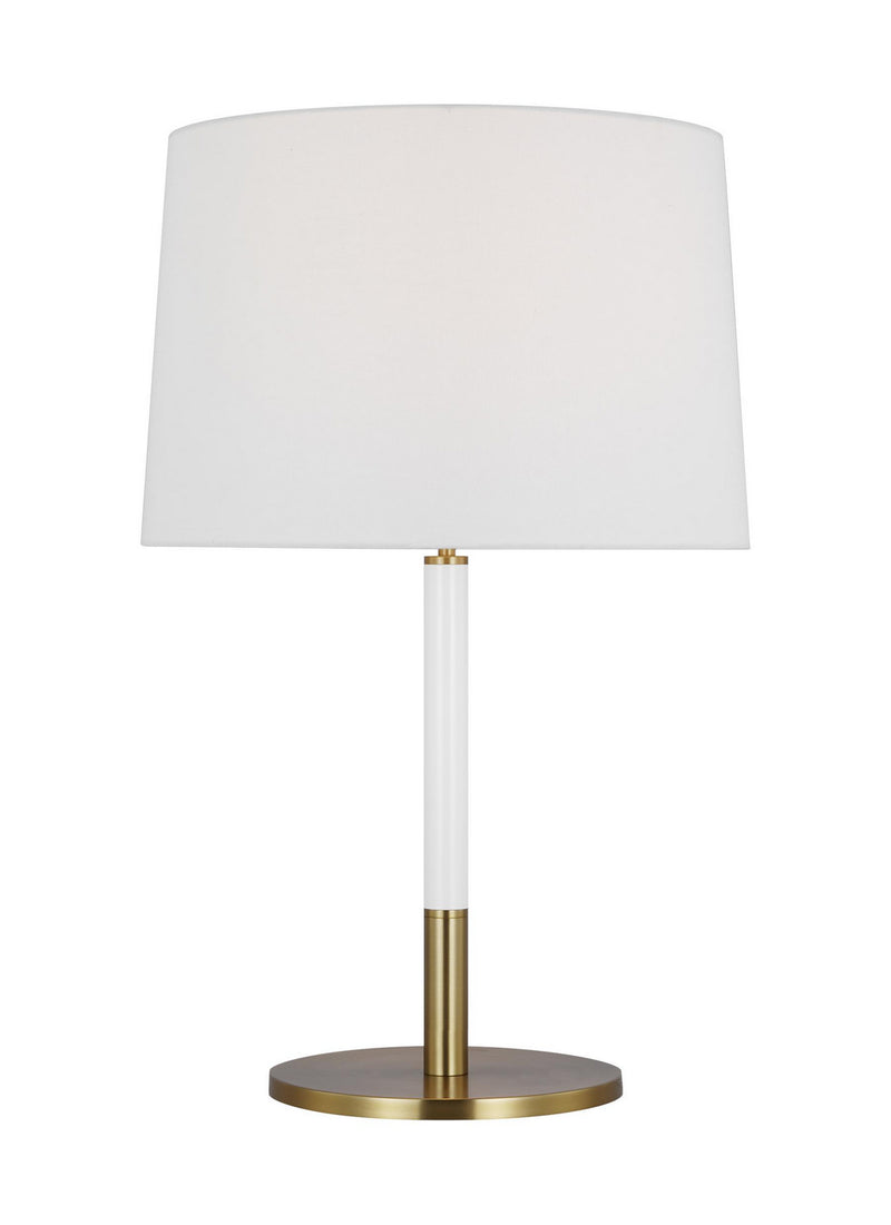 Visual Comfort Studio KST1041BBSGW1 Monroe One Light Table Lamp, Burnished Brass Main Image.jpg