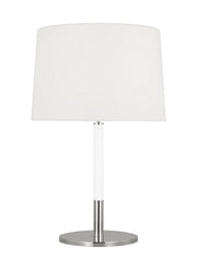 Visual Comfort Studio KST1041PNGW1 Monroe One Light Table Lamp, Polished Nickel Main Image.jpg