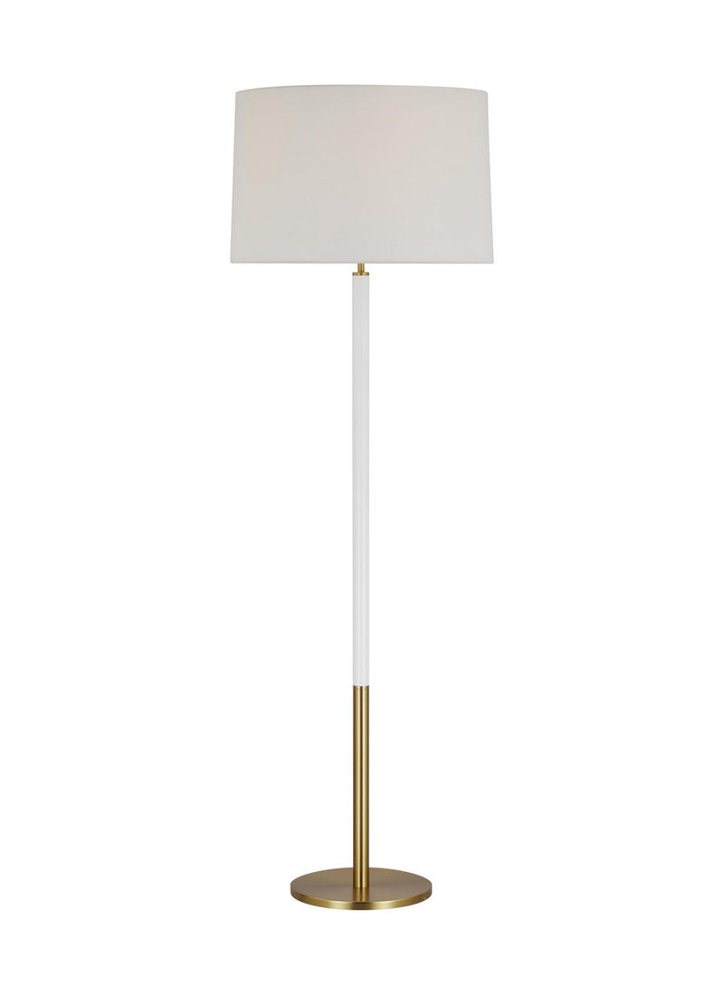 Visual Comfort Studio KST1051BBSGW1 Monroe One Light Floor Lamp, Burnished Brass Main Image.jpg