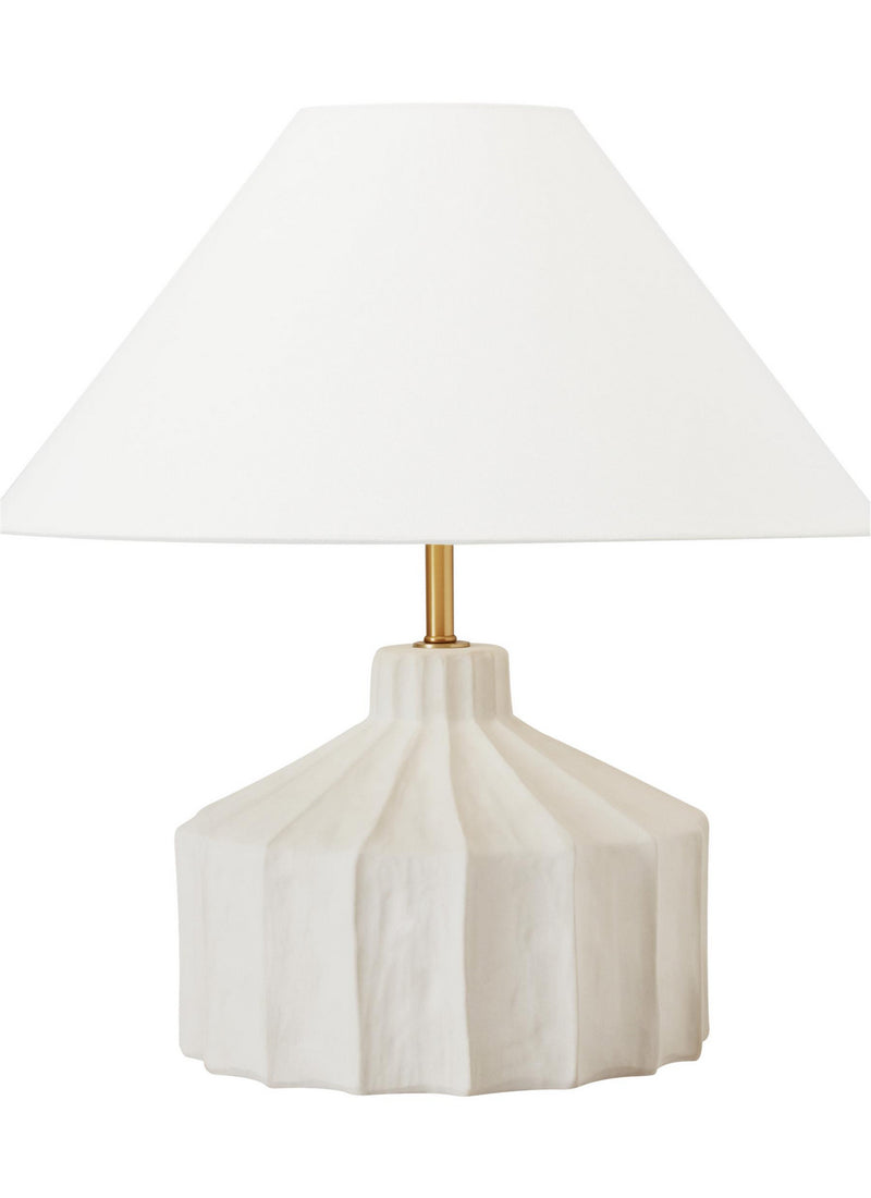 Visual Comfort Studio KT1321MC1 Veneto One Light Table Lamp, Matte Concrete Main Image.jpg
