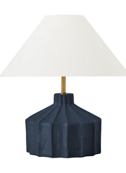 Visual Comfort Studio KT1321MMBW1 Veneto One Light Table Lamp, Matte Medium Blue Wash Main Image.jpg