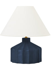 Visual Comfort Studio KT1331MMBW1 Veneto One Light Table Lamp, Matte Medium Blue Wash Main Image.jpg