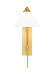 Visual Comfort Studio KWL1121BBS Franklin One Light Wall Sconce, Burnished Brass Main Image.jpg