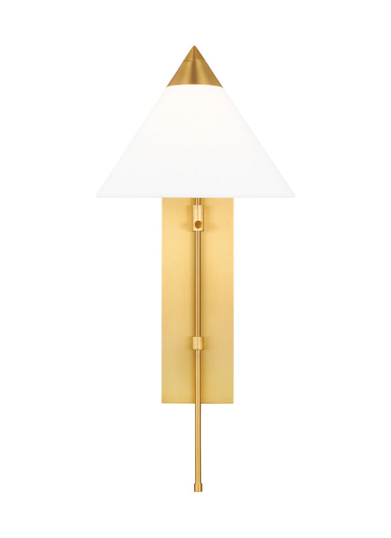 Visual Comfort Studio KWL1121BBS Franklin One Light Wall Sconce, Burnished Brass Main Image.jpg