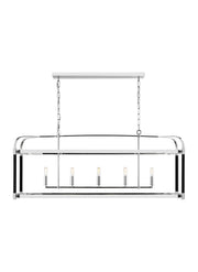 Visual Comfort Studio LC1165PN Hadley Five Light Chandelier, Polished Nickel Main Image.jpg