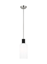 Visual Comfort Studio LP1071PNMG Hadley One Light Pendant, Polished Nickel Main Image.jpg