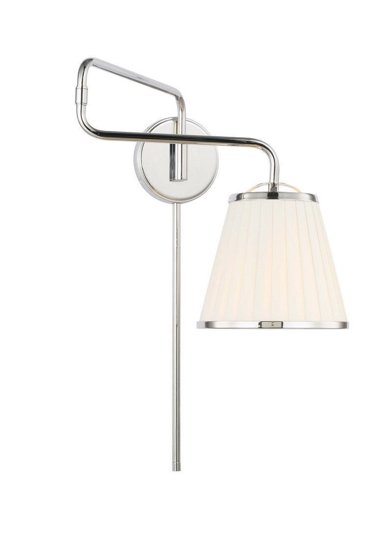 Visual Comfort Studio LW1081PN Esther One Light Wall Sconce, Polished Nickel Main Image.jpg