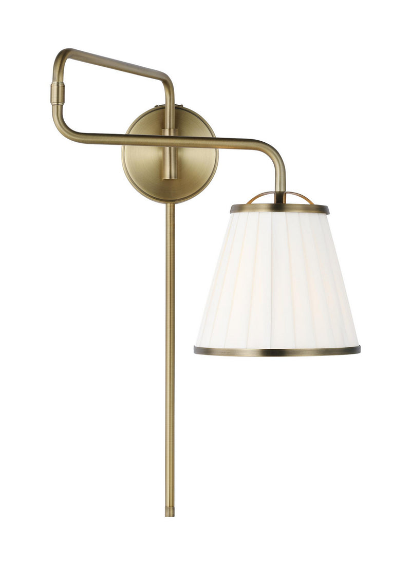 Visual Comfort Studio LW1081TWB Esther One Light Wall Sconce, Time Worn Brass Main Image.jpg
