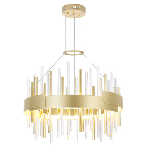 CWI Lighting 1245P20-602 Millipede LED Chandelier Satin Gold.jpg