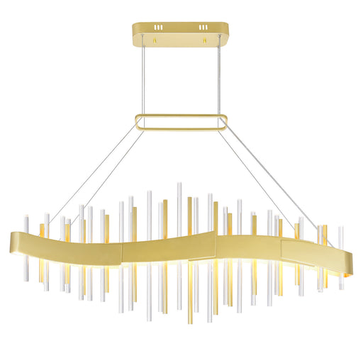 CWI Lighting 1245P40-602 Millipede LED Chandelier Satin Gold.jpg