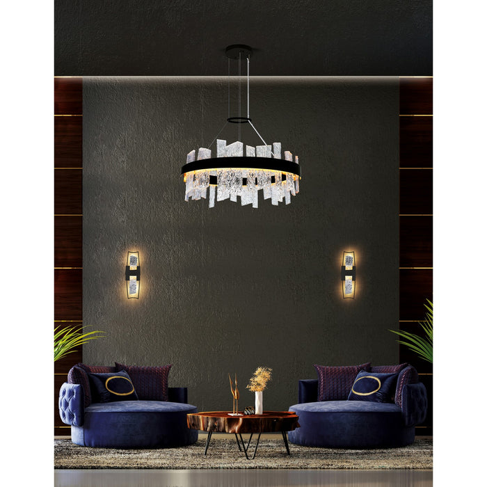 CWI Lighting 1246P32-101 Guadiana LED Chandelier Black & Satin Gold Alt 4.jpg