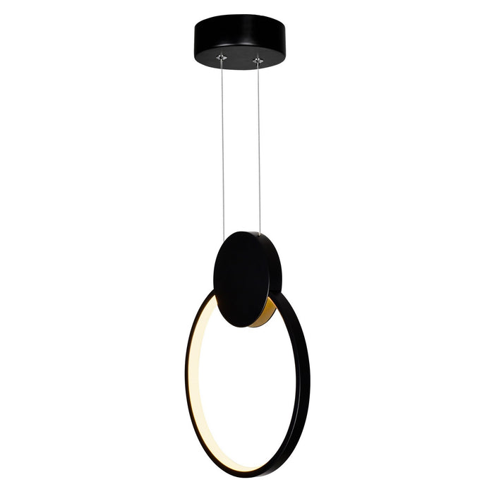 CWI Lighting 1297P8-1-101 Pulley LED Mini Pendant Black Alt 2.jpg