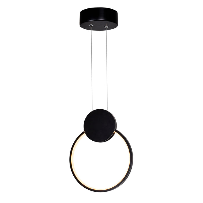 CWI Lighting 1297P8-1-101 Pulley LED Mini Pendant Black.jpg