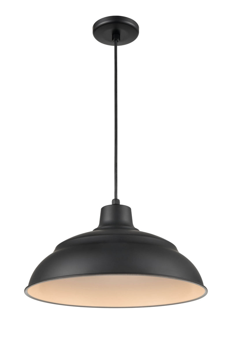 Millennium LEDRWHC17-SB R Series LED Warehouse/Cord Hung, Satin Black Main Image.jpg