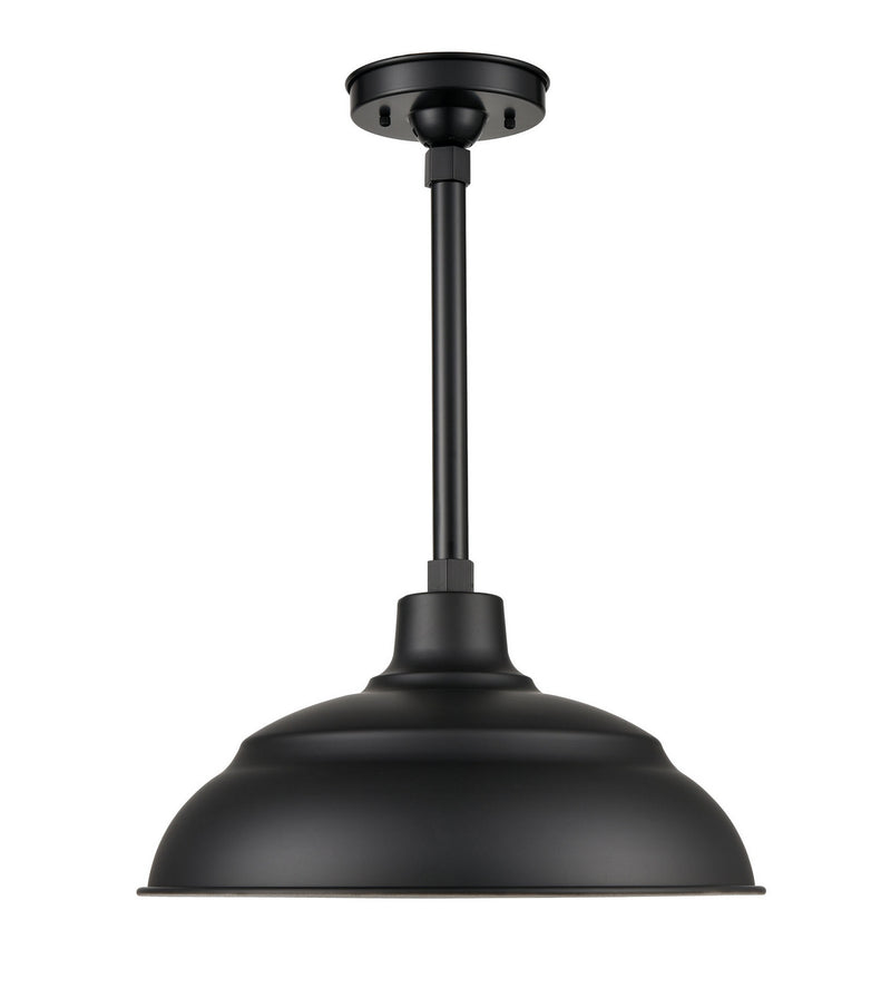 Millennium LEDRWHS14-SB R Series LED Warehouse Shade, Satin Black Main Image.jpg