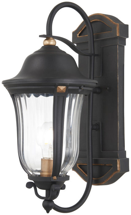 Minka-Lavery 73231-738 Peale Street One Light Outdoor Wall Mount, Sand Coal And Vermeil Gold Main Image.jpg