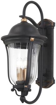 Minka-Lavery 73233-738 Peale Street Three Light Outdoor Wall Mount, Sand Coal And Vermeil Gold Main Image.jpg