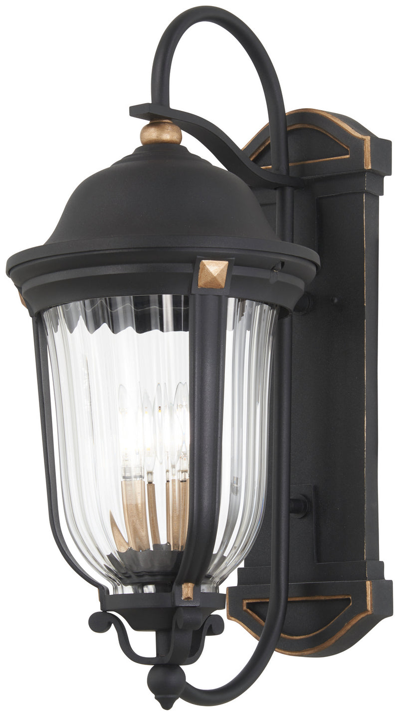 Minka-Lavery 73234-738 Peale Street Four Light Outdoor Wall Mount, Sand Coal And Vermeil Gold Main Image.jpg