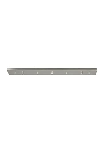Generation Lighting 7449603-962 Multi-Port Canopy Three Light Linear Canopy, Brushed Nickel Alternate Image.jpg
