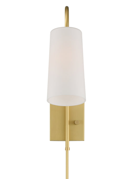 Crystorama ALX-4501-AG Alexa One Light Wall Sconce Aged Brass Main Image.jpg