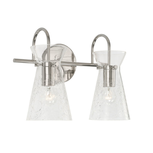 Capital Lighting 142421PN Mila Two Light Vanity, Polished Nickel Main Image.jpg