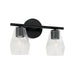 Capital Lighting 145021MB-524 Dena Two Light Vanity, Matte Black Main Image.jpg