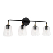 Capital Lighting 145641KB-530 Amara Four Light Vanity, Matte Black with Brass Main Image.jpg