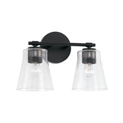 Capital Lighting 146921MB-533 Baker Two Light Vanity, Matte Black Main Image.jpg