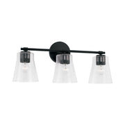 Capital Lighting 146931MB-533 Baker Three Light Vanity, Matte Black Main Image.jpg