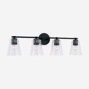 Capital Lighting 146941MB-533 Baker Four Light Vanity, Matte Black Main Image.jpg