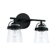 Capital Lighting 147021MB-534 Madison Two Light Vanity, Matte Black Main Image.jpg