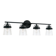 Capital Lighting 147041MB-534 Madison Four Light Vanity, Matte Black Main Image.jpg