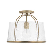 Capital Lighting 247011AD Madison One Light Semi-Flush Mount, Aged Brass Main Image.jpg